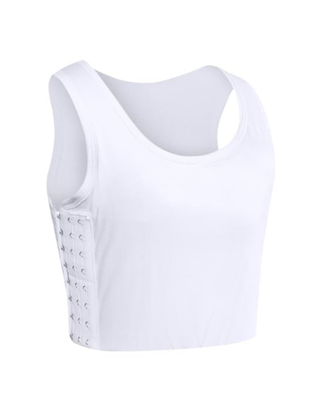 Women Tomboy Chest Binder Cotton Slim Fit Adjustable Tank Top